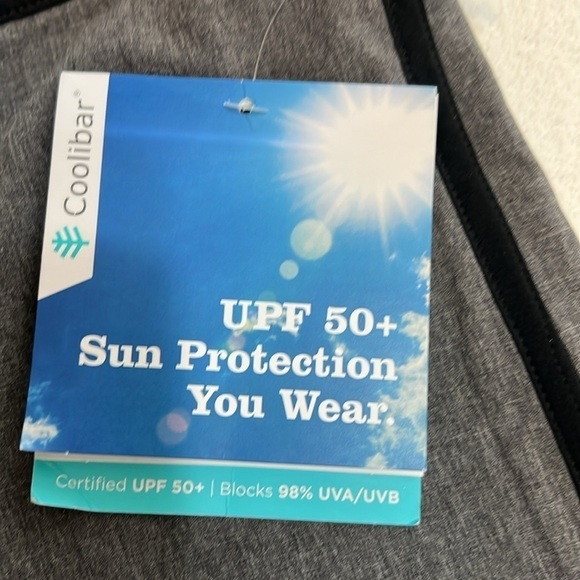 Coolibar Falcon Board Shorts Gray & Black UPF 50+ NWT Sz 38 - Picture 3 of 10